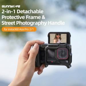 Bộ Phụ Kiện Cầm Tay Chụp Ảnh Đường Phố Insta360 Ace Pro 2/1 Khung Máy Ảnh Tháo Rời Hộp Đựng - Phụ Kiện Cần Thiết Cho Người Dùng Camera Hành Động