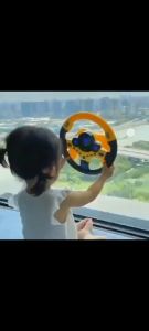 Kids Steering Driving Toy Musical Simulation Car Steering Wheel For Him Toy For Her Toy For Kids Learn And Play MY352