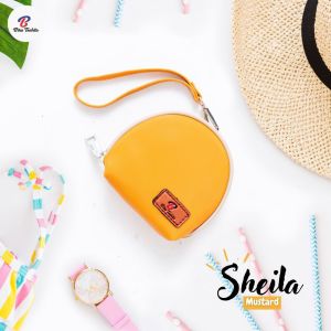 COD Sheila pouch by Biru Tsabita bahan chocoly /pouch wanita lucu mungil harga murah dan berkualitas