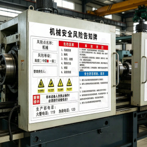 RUIKELAIXIANG | Risk Warning Sign Safety Hazard Identification Plaque