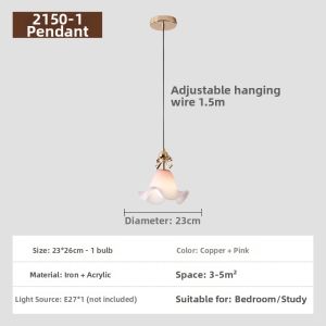 OUCHAO | French Cream Style Corridor Bedroom Desk Lamp