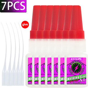 LOOLIFL High Strength Welding Oily Super Glue Universal Clear Non-Marking Repair Strong Adhesive Instant Glue for Metal Glass
