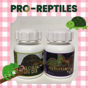 CALCIUM PLUS D3  MULTIVITAMIN เหมาะสำหรับสัตว์เลื้อยคลานและสัตว์ครึ่งบกครึ่งน้ำทุกชนิด