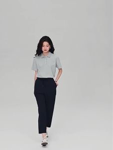 Giordano | Elastic Waist Drawstring Summer Pants Four-way Stretch Slim Ankle