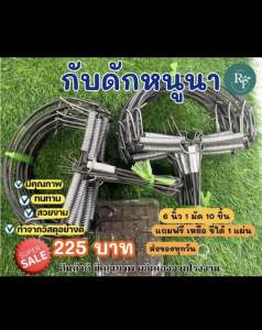 (ส่งด่วน)กับดัก 6 นิ้ว 2 มัด 20 ชิ้น เเถมฟรีเหยื่อ 1 แผ่น