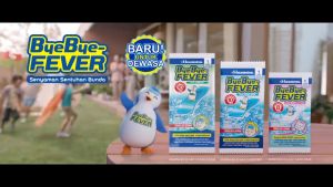 Bye Bye Fever BAYI - Kompres Penurun Demam Untuk Bayi isi 3 Sachet