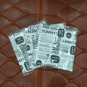 Wax Paper / Kertas Baking Laminasi Motif Uk 15 x 15 cm ~ FOOD GRADE 28 GSM [ 50 PCS ]