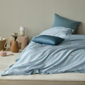Soft TC Cotton Lyocell Baby Bedding Set 4pcs