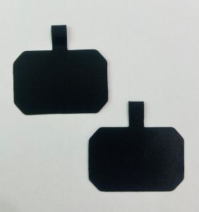 2 Cái Đen Điện Thoại Dây Buộc Tab Dây Miếng Dán Cường Lực Cho Tất Cả Các Ốp Điện Thoại Thời Trang & Cổ Dây Đeo Cổ Dây Đeo Thay Thế Một Phần 4*6Cm