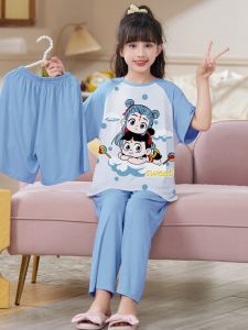 SHAPRA | Modal Summer Lightweight Childrens Pajama Short Sleeve Cartoons