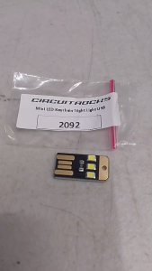 Circuitrocks Night Lamp Mini Pocket Card USB Power LED Keychain Night Light