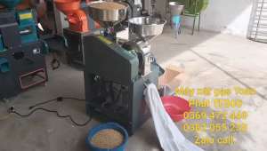 Máy xát gạo liên hoàn có lọc sạn kết hợp nghiền cám cho gia súc