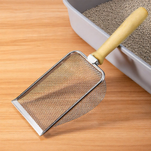 NAIFUNA | Stainless Steel Fine Hole Large Litter Scoop