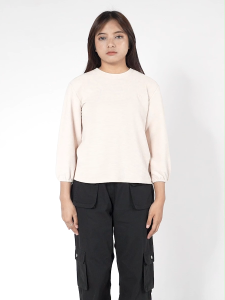 Greenlight Kaos Wanita Lengan Panjang Loose Fit Polyester Basic Aika 351024