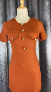 Đầm nữ dáng dài đuôi cá xẻ tà sau thời trang thanh lịch d115 váy body tay ngắn cổ tròn chất dày dặn co dãn đi chơi đi tiệc MINMIN