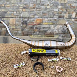 Knalpot Ninja R RR SS Toshtec Carbon Stainless Fullsystem PNP