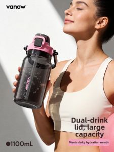 Vanow | High Capacity Tritan Heat Resistant Straw Water Bottle