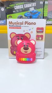 [KST] Mainan Piano Anak Edukatif Multifungsi Musik Lampu Whack A Mole Beruang Hadiah Ultah