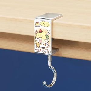 Adjustable School Bag Hook Student Classroom Desk Side Bag Hanging Tool No Drilling Required Stainless Steel Heavy Duty Hook