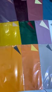 20 Lembar Flower Wrapping Paper Dua Warna Bi Color Kertas Buket Bunga Florist Cellophane Doublecolor KB6200