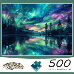 Glow In The Dark Extremely Challenging Mini Rectangular Design 500/1000/1200pcs Paper Jigsaw Puzzle For Adults Brain Teaser Gift