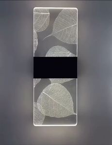 Wall Lamp Modern Deco Design Acrylic Transparent 3C 3 color Simple Lampu Dinding