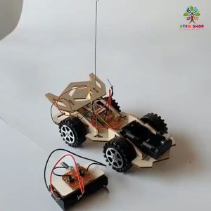 Đồ chơi STEM - Mô hình xe đua công thức I - Phantom Racing chạy pin. Đồ chơi giáo dục sáng tạo cho bé bằng gỗ DIY