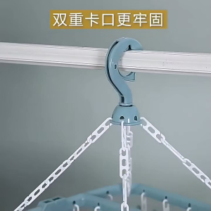 32 Clips Folding Clothes Hanger Hanging Clips for Socks Underwear Drying Rack