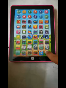 Touch screen Children Early Learning Pad educational tablet bilingual kids toy mathematics letter alphabet mini computer