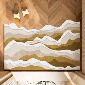 VIKAMA Alien Wave Floor Mat Anti-Slip Entrance Welcome Door Mat Bedroom Kitchen Carpet Home Decoration