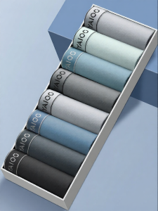 yaloo | Mens Cotton Antibacterial Summer Thin Boxer Briefs