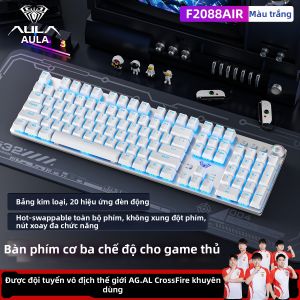 AULA | Bàn Phím Cơ Không Dây 3 Chế Độ 108 Phím