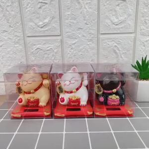 Kucing Keberuntungan Mini/Kucing Keberuntungan Mini/Patung Kucing Hoki/Maneki Neko Lucky Cat/Dashboard Dasbor Mobil Kucing Lucky Cat/Dasbor Mobil Kucing Lucky Cat