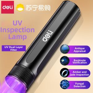 De Li | Deli Ultraviolet Light Currency Detector Pen Strong Light Flashlight Inspection Smoking And Drinking Goods Special Use