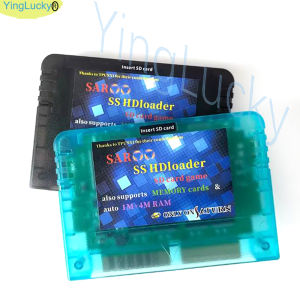 ตลับตลับเกม SAROO HDLoader สำหรับเครื่องเล่นเกม NEO GEO - เครื่องอ่านเกม Saturn อ่านเร็ว รองรับการ์ดหน่วยความจำ SD เล่นเกมโดยไม่ต้องใช้แผ่นซีดี