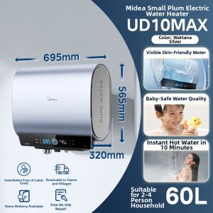 Midea | High Efficiency Automatic Discharge Electric Water Heater