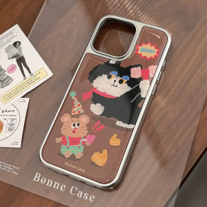เคสโทรศัพท์มือถือแบบหนาป้องกันการตกหล่นพร้อมรูปแมวชีส ดีไซน์น่ารัก ดีไซน์การ์ตูน ดีไซน์ผู้หญิง ดีไซน์ใหม่ ป้องกันการตกหล่นได้ดี ดีไซน์น่ารัก