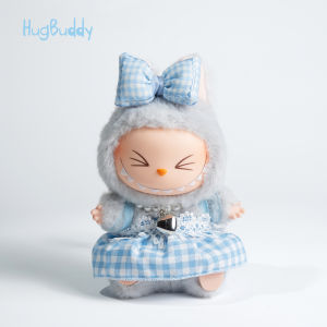 Labubu Cotton Doll Clothes Coca-Cola Style 17cm Plush Doll Outfit Sitting Party HUGBUDDY Bé Gái Doll Clothes for Trend Dolls