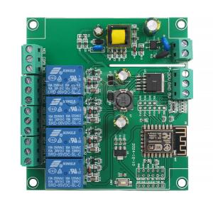AC/DC Power Supply ESP8266 WIFI 4-channel Relay Module ESP-12F Development Board Secondary Development