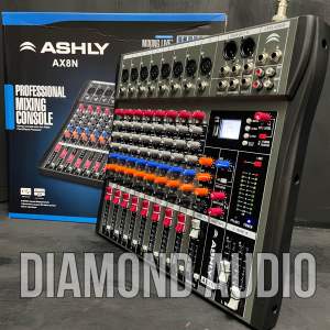 Mixer Audio Ashly Ax8n Usb Bluetooth Mp3 Mixing 8 Channel Ashly ( BISA COD )