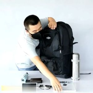 80 Liter Extra Large Capacity Multiple Laptop Bagpack Business Travel Riding Bag Backpack Beg Waterproof with Raincover