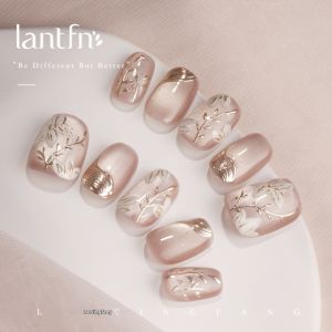 LANTINGFANG | Handmade Elegant Chinese Style Cat Eye Nails