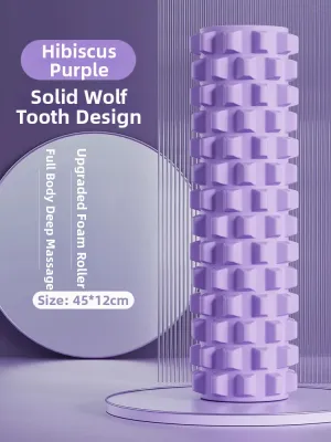 HESDERLBA | Solid Foam Roller Massage Roller For Muscle Relaxation