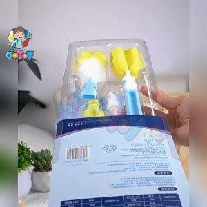 6Pcs Bottle Cleaning Tool Bottle Brush Feeding Bottle Set Cleanser Multi Purpose Replaceable Bottle Nipple Multi-Piece Cleaning Set