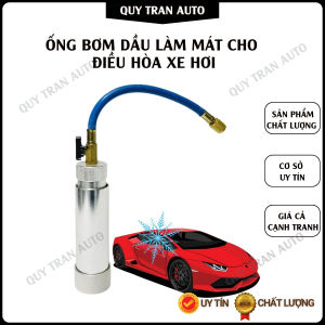 Ống bơm dầu làm mát cho điều hòa xe hơi R12 R134A R22 (có van chống chảy ngược có biểu đồ kích thước)- Quý Trần Auto