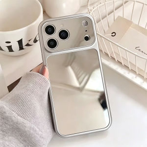 TAOYUNXI | Acrylic Mirror Shockproof Case For iPhone 15 13 17 16 18 12 11 14 Pro Max Electroplated Protect Lens Girl Make Up Bumper Cover