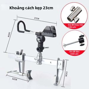 Giá Đỡ Cần Câu Cá Đa Năng Có Thể Điều Chỉnh 360 Độ Kẹp Trên Lan Can Hợp Kim Nhôm Gắn Cần Câu Biển Kẹp Tiger