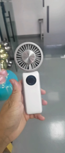 APEXGLOW 100 Gear Wind Digital Display Fan Desktop Adjustable Pendinginan Fan USB Mini Fan ZH246