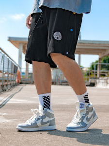 plus Size Mens Summer Thin Button Short Pants Loose Fit Five-Quarter Length Casual Trousers Fashionable Sporty Straight Leg