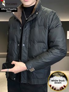 TUCANO | High Down Fill Short Stand Collar Thickened Dads Down Jacket